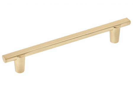 Manere pentru mobila - Maner pentru mobila Ray GT, finisaj auriu periat GT, L:168 mm