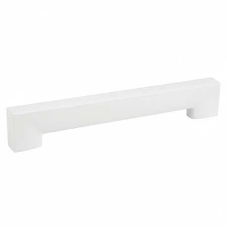 Manere pentru mobila - Maner pentru mobila Reia, finisaj alb, L:109 mm
