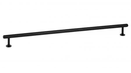 Moderne - Maner pentru mobila Rille Mini, finisaj negru periat, L:350 mm