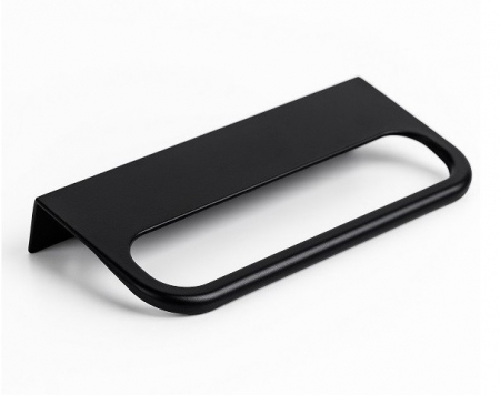 Maner pentru mobila Rim, finisaj negru mat, L 120 mm [4]