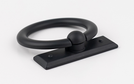 Maner pentru mobila Ring Bar, finisaj negru mat CB, Ø:75 mm [3]