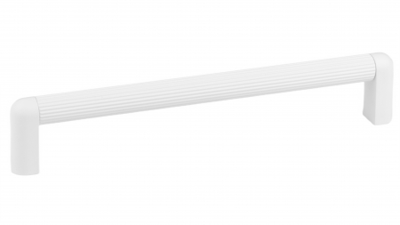 Manere si butoni - Maner pentru mobila Riss Mini, finisaj alb mat, L:207 mm