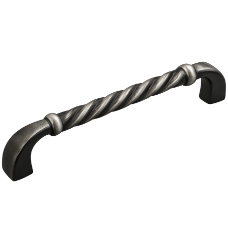 Clasice si vintage - Maner pentru mobila Rope, finisaj nichel cositor periat, L:114 mm