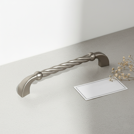 Maner pentru mobila Rope, finisaj nichel satin, L:114 mm [2]