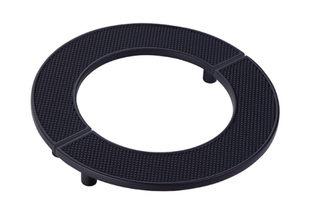 Maner pentru mobila Selin, finisaj negru mat CB, 128 mm [2]