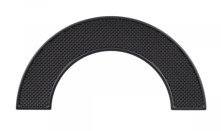 Moderne - Maner pentru mobila Selin, finisaj negru mat CB, 128 mm