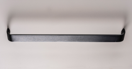 Moderne - Maner pentru mobila Sense, finisaj negru periat, L:327 mm