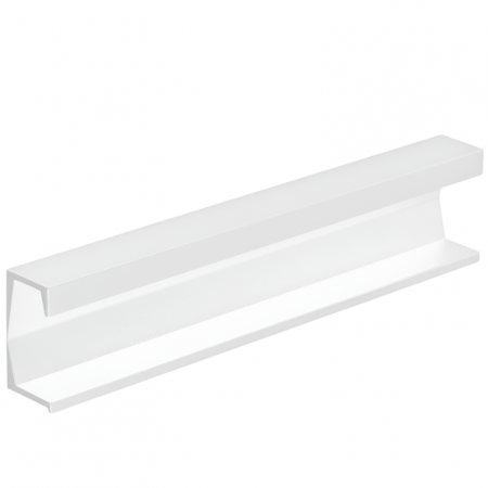 Moderne - Maner pentru mobila Six, finisaj alb mat texturat, L:247 mm