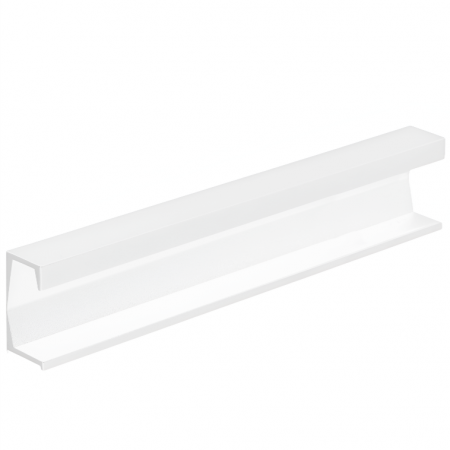Moderne - Maner pentru mobila Six, finisaj alb mat texturat, L:297 mm
