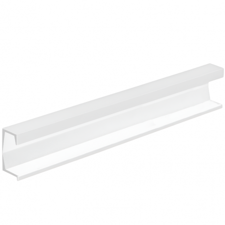 Moderne - Maner pentru mobila Six, finisaj alb mat texturat, L:347 mm