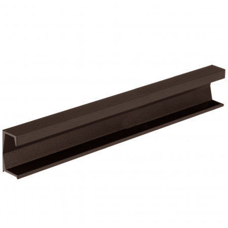 Moderne - Maner pentru mobila Six, finisaj maro metalic texturat, L:347 mm