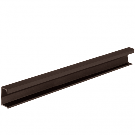 Moderne - Maner pentru mobila Six, finisaj maro metalic texturat, L:597 mm