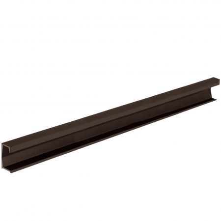 Moderne - Maner pentru mobila Six, finisaj maro metalic texturat, L:697 mm