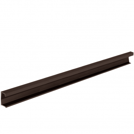 Moderne - Maner pentru mobila Six, finisaj maro metalic texturat, L:797 mm