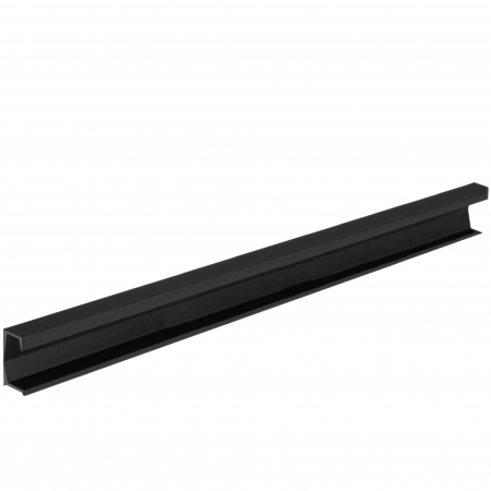 Moderne - Maner pentru mobila Six, finisaj negru lava texturat, L:697 mm