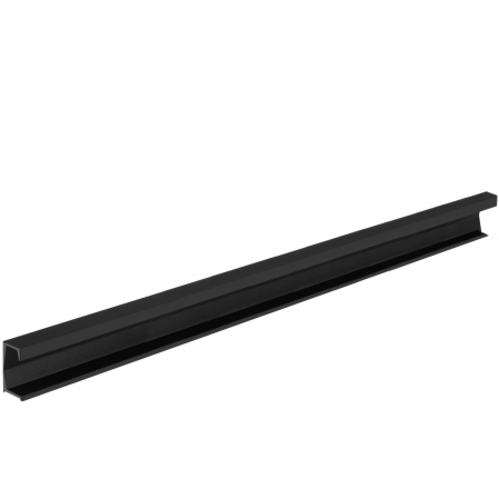 Moderne - Maner pentru mobila Six, finisaj negru lava texturat, L:797 mm
