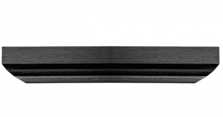 Moderne - Maner pentru mobila Skala, finisaj negru periat, L 350 mm