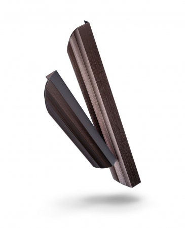 Maner pentru mobila Skala, finisaj negru periat, L 350 mm [4]