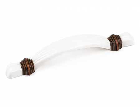 Clasice si vintage - Maner pentru mobila Snow, finisaj cupru antichizat CB, 96 mm