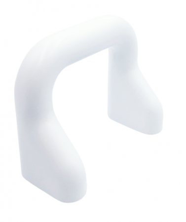 Moderne - Maner pentru mobila Soft, finisaj alb mat, L 40 mm