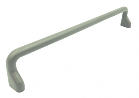 Manere si butoni - Maner pentru mobila Soft, finisaj gri muschi, L 200 mm