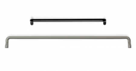 Maner pentru mobila Soft, finisaj gri muschi, L 200 mm [6]