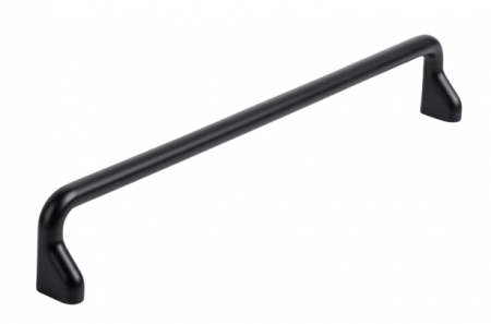 Moderne - Maner pentru mobila Soft, finisaj negru mat, L 200 mm