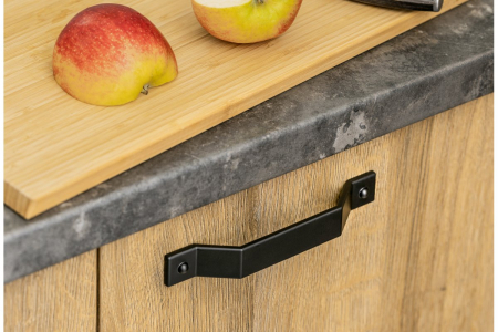 Maner pentru mobila Step, finisaj negru mat GT, L:185 mm [11]