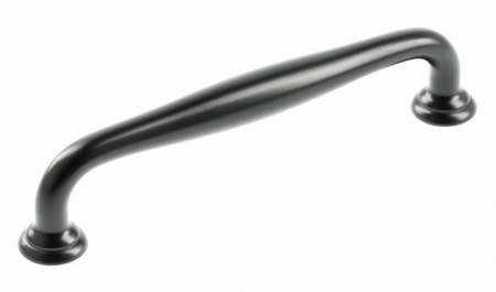 Clasice si vintage - Maner pentru mobila Stilo, finisaj negru mat GT, L:147 mm