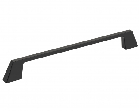 Moderne - Maner pentru mobila Stilo RS, finisaj negru, L:185 mm