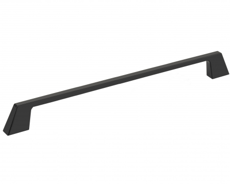 Moderne - Maner pentru mobila Stilo RS, finisaj negru, L:218 mm