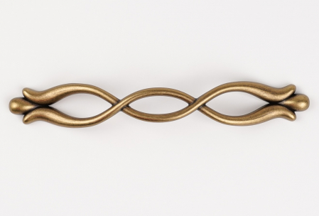 Maner pentru mobila Tessa, finisaj alama antichizata CB, 192 mm [1]