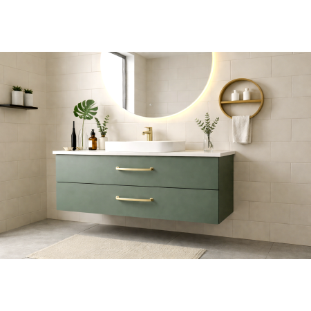 Maner pentru mobila Tiago, finisaj alama periata satin, L:170 mm [3]