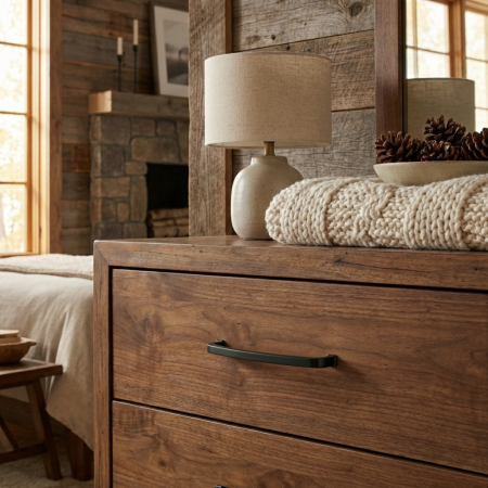 Maner pentru mobila Tiago, finisaj negru mat, L:170 mm [2]