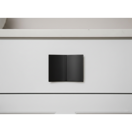 Maner pentru mobila Urbano, finisaj negru cobalt, L:80 mm [3]