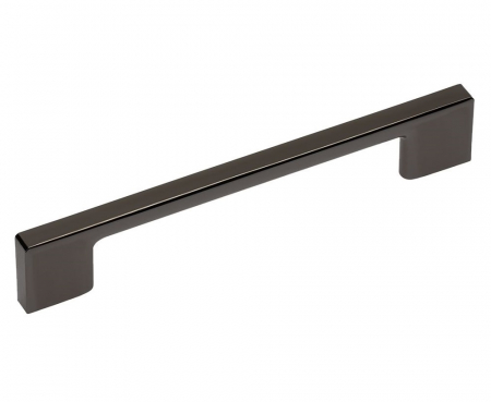 Moderne - Maner pentru mobila Uzo, finisaj crom negru, L:160 mm