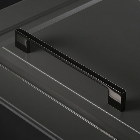 Maner pentru mobila Uzo, finisaj crom negru GT, L:288 mm [3]
