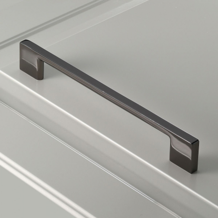 Maner pentru mobila Uzo, finisaj crom negru GT, L:288 mm [2]