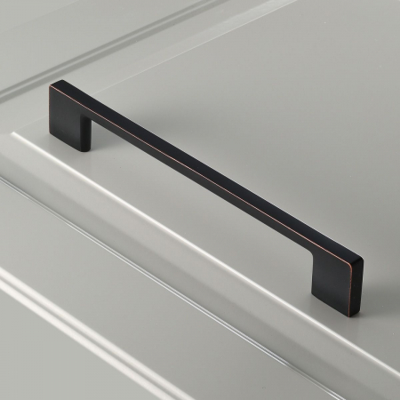 Maner pentru mobila Uzo, finisaj cupru antichizat, L:160 mm [2]
