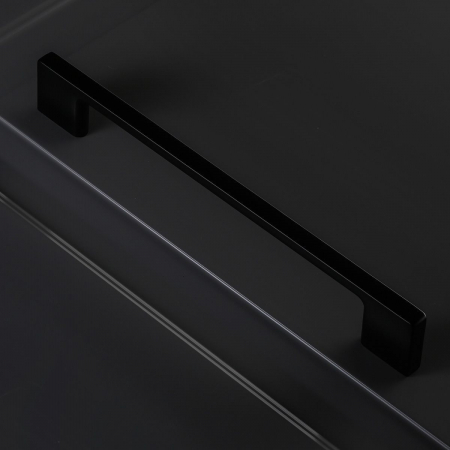 Maner pentru mobila Uzo, finisaj negru mat GT, L:224 mm [2]