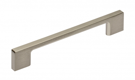Moderne - Maner pentru mobila Uzo, finisaj otel inoxidabil, L:160 mm