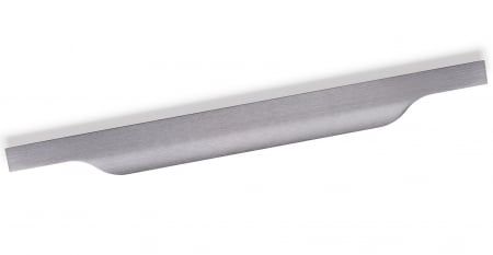 Moderne - Maner pentru mobila Vector, finisaj gri periat, L:397 mm