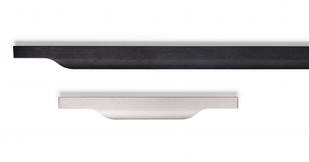 Maner pentru mobila Vector, finisaj negru periat, L:397 mm [1]