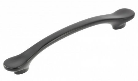 Moderne - Maner pentru mobila Venice, finisaj negru mat GT, L:165 mm