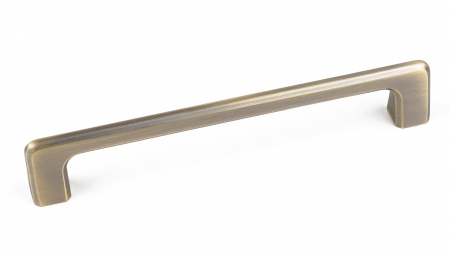 Moderne - Maner pentru mobila Vera, finisaj alama antichizata periata CB, 160 mm