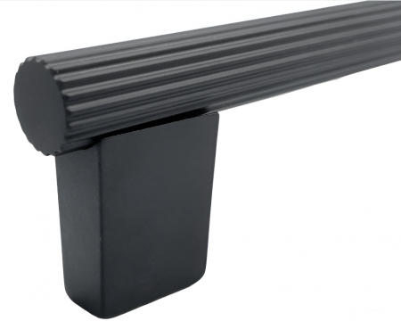 Maner pentru mobila Veteo, finisaj negru cobalt, L:190 mm [2]