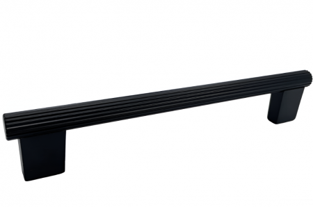 Moderne - Maner pentru mobila Veteo, finisaj negru grafit, L:190 mm