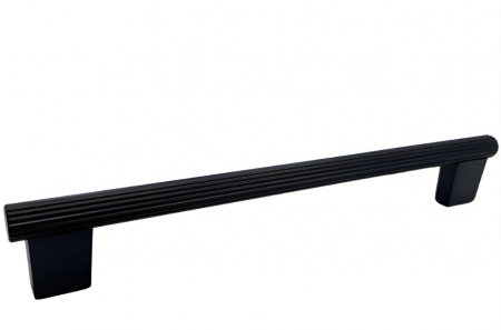 Moderne - Maner pentru mobila Veteo, finisaj negru grafit, L:254 mm