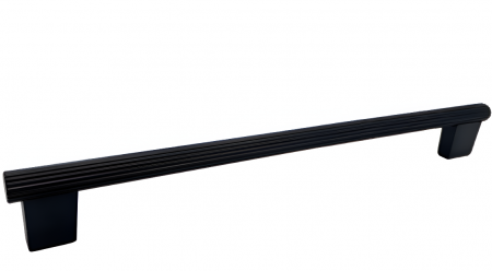 Moderne - Maner pentru mobila Veteo, finisaj negru grafit, L:350 mm