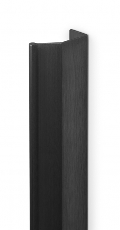 Moderne - Maner pentru mobila Wing, finisaj negru periat, L:1200 mm